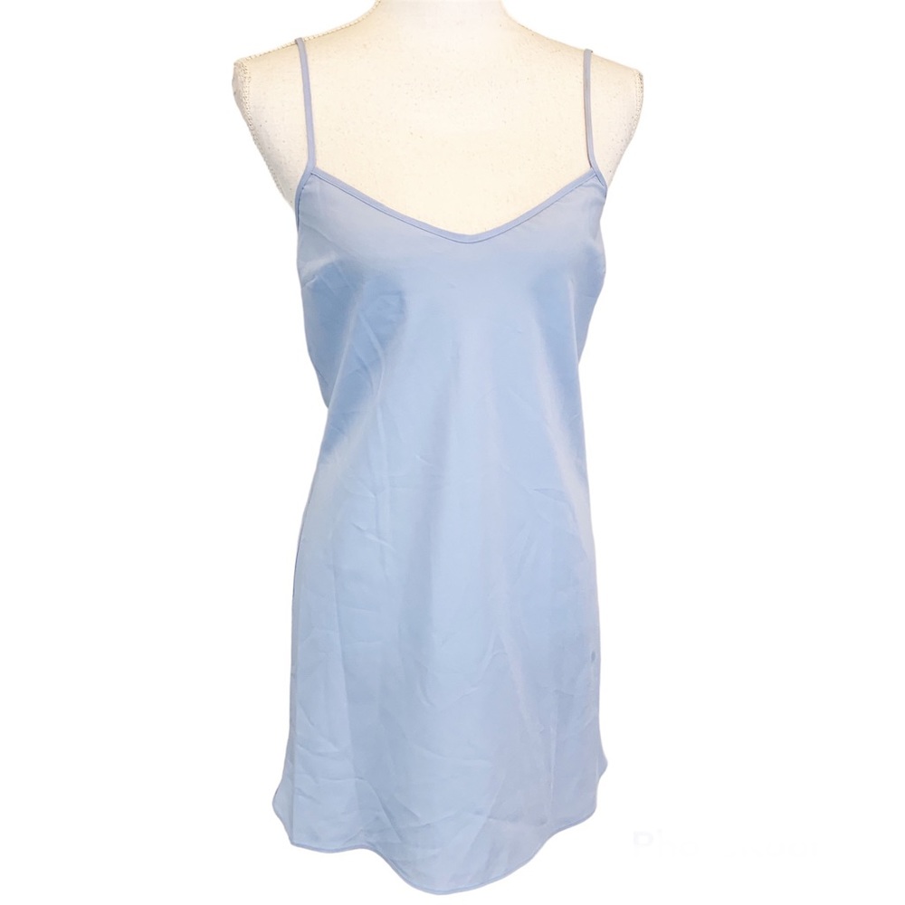 Veronica Beard Slip Solid Blue Womens Medium - image 1